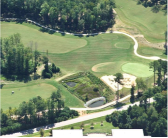 Figure 3. CSW located near the no. 3 green on Lonnie Poole Golf 